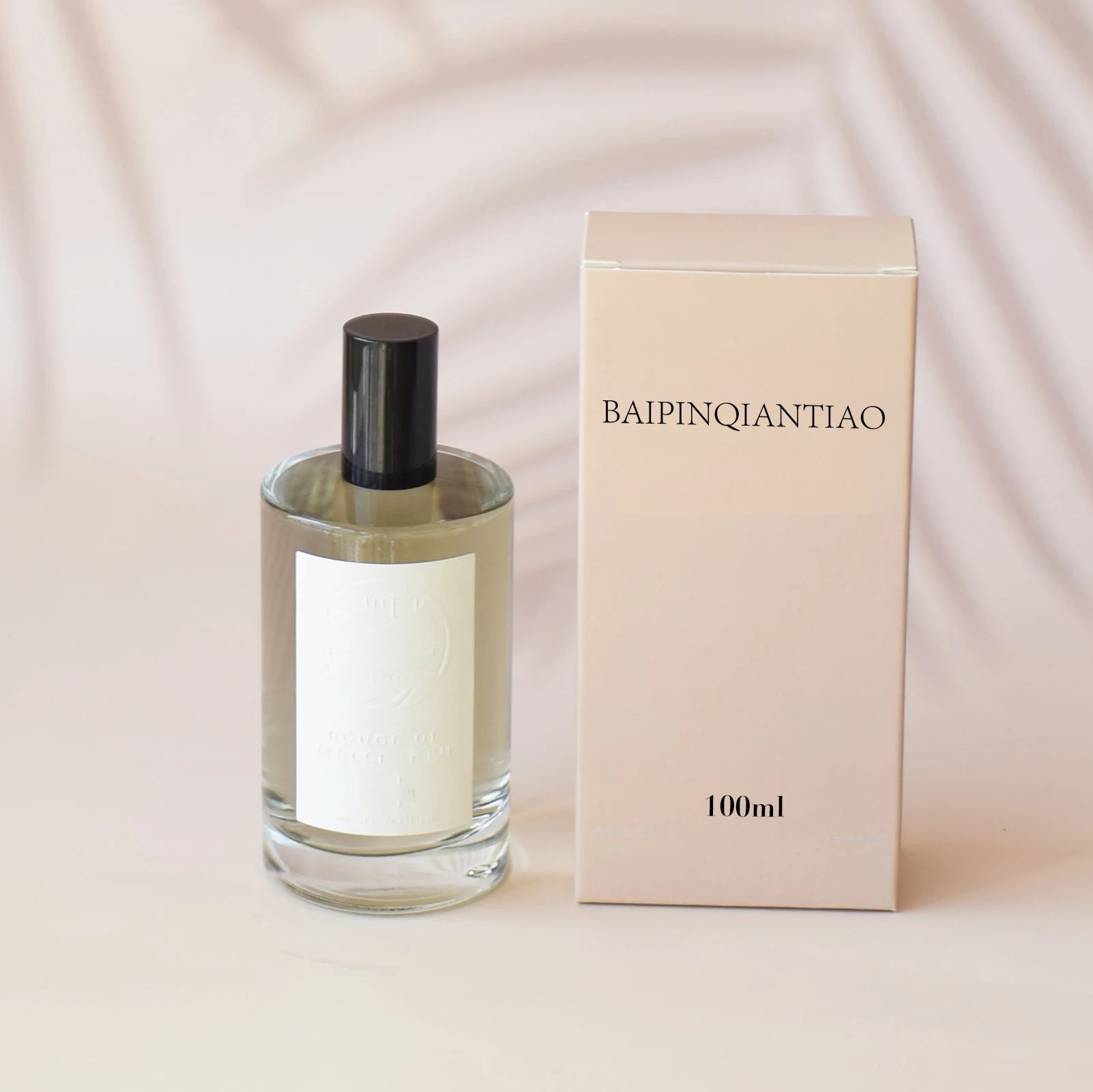 Wholesale Cosmetic Luxury Transparent Empty 50ML 100ML 250ML Glass Crimp Perfume Bottle Pump Sprayer Screen Printing Custom L