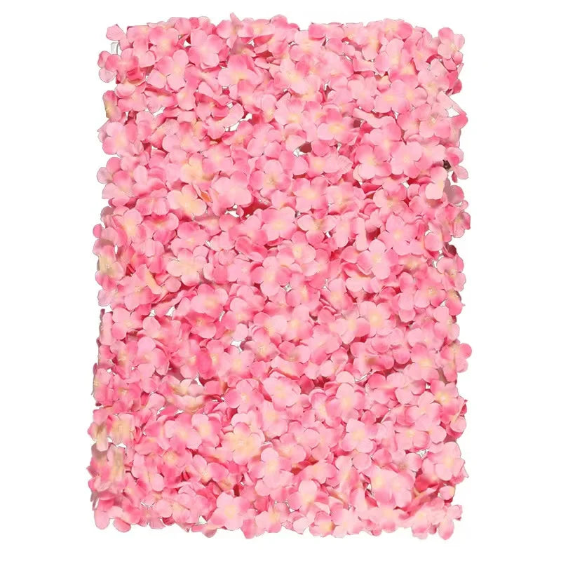 Pink Color Artificial Flower Wall 40*60cm for Wedding Party Home Wall Decoration