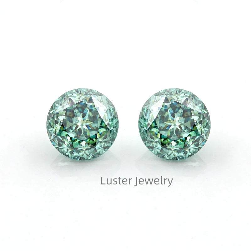 Luster jewellery factory price jubilee cut  loose stones vvs blue moissanite