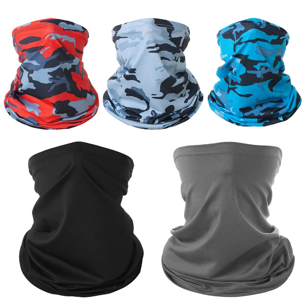 Branding logo Customizing Sports Scarf Neck Sunscreen Mask Cycling Hiking Tube Face Head Wrap Cover Motorcycle Face Mask