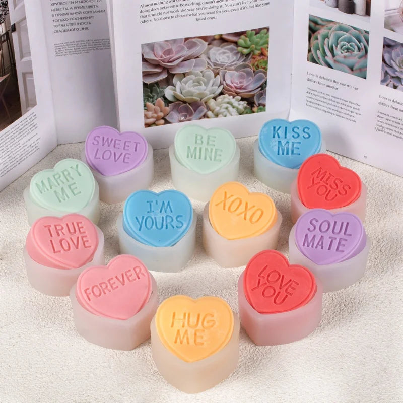 Love Aromatherapy Handmade Soap Silicone Mold DIY Expansion Stone Aromatherapy Candle Gypsum Grinding Tool Candle