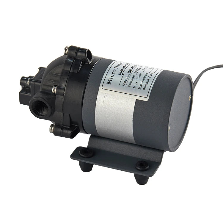 High Quality 24V DC BLDC Booster Pump Silent Durable 5L/Min 60Psi High-Pressure Diaphragm Water Pump Small Size Electric Powe