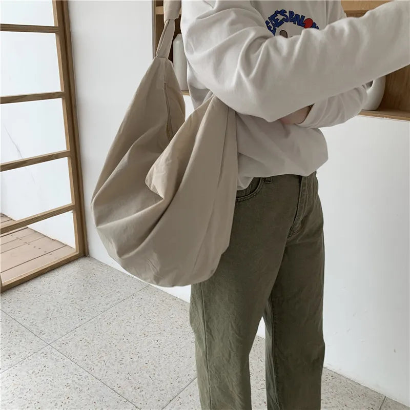 Polyester Folding Eco-friendly Custom Tote Bag with Custom Color & Logo for Unisex Large Capacity Casual Travel Shopping Scho