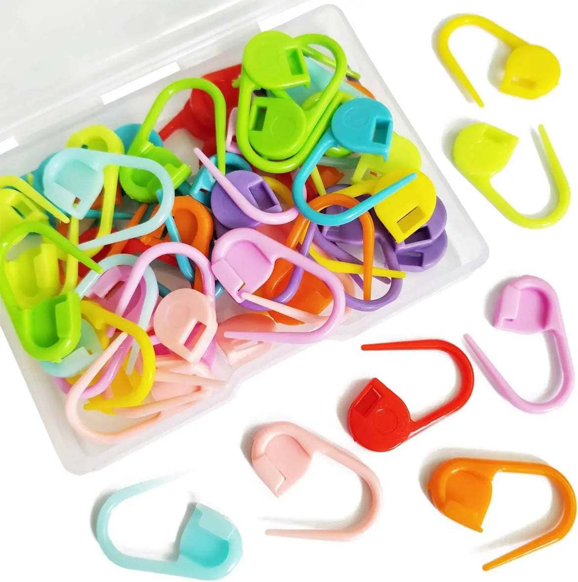 Large Size 28mm Knitting Crochet Locking Stitch Markers Plastic Safety Pin  Bulb Shaped Safety Pin