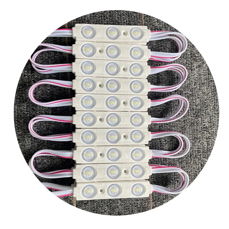 7015 Cold White 1.5w Smd 2835 Mod Lens for Channel Letter Backlight 12v 3 Injection Led Module