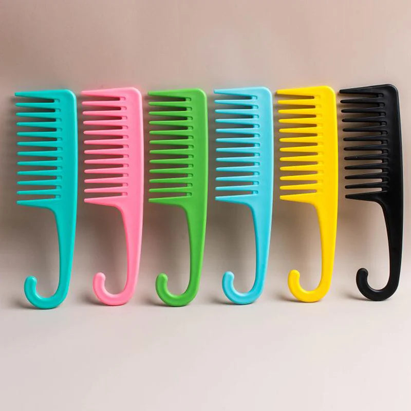 Women Detangler Comb for Detangling Wig Premium Detangling Wigs and Wet Curly Hair Large Wide Tooth Combs With Hook