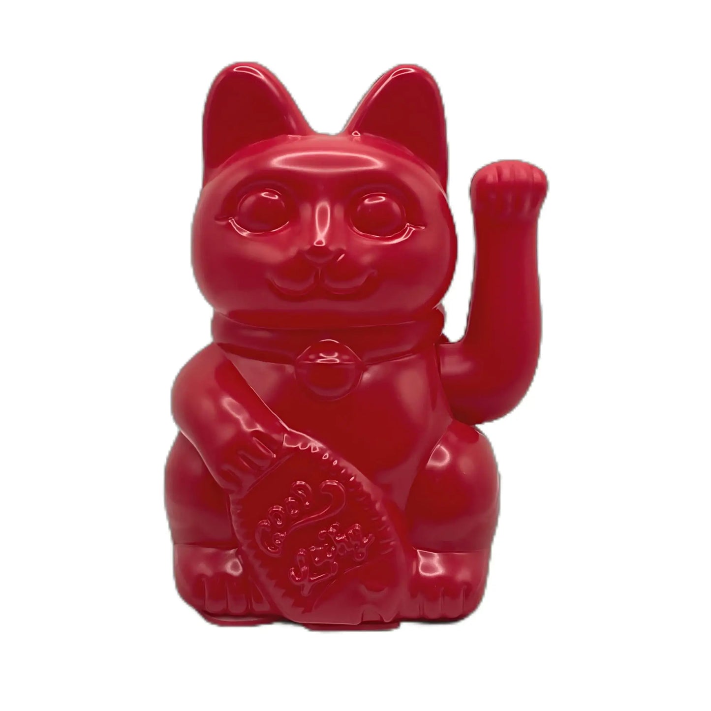 Epoxy Plastic Home Decor Sculpture Cute Maneki Neko Lucky Cat Figurine 15cm Customized Color Feng Shui Design Living Room Art