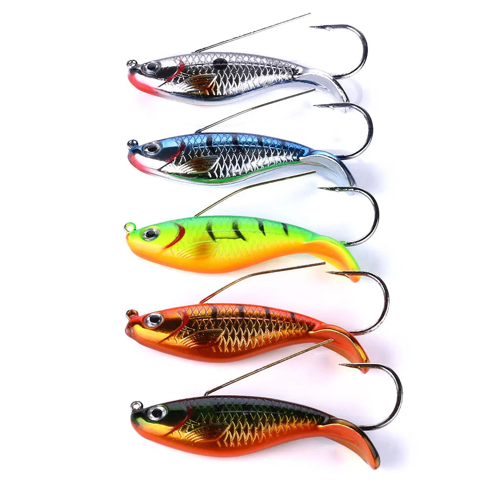 Wholesale VI031 8.5cm 21g Artificial Hard Plastic VIB Baits Vibration Fishing Lures for Tuna Perch Bass