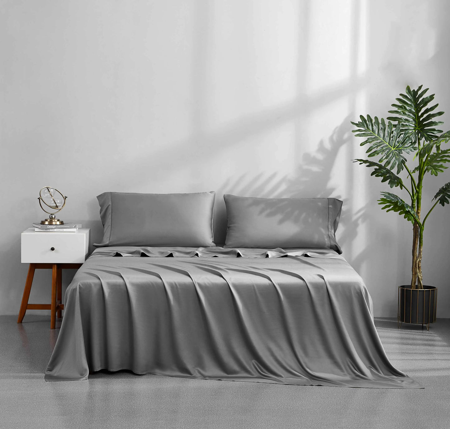 Super Hot Sale 100% Viscose Bamboo Eco-Friendly Queen Hotel Comforter Bedding Sheet Sets