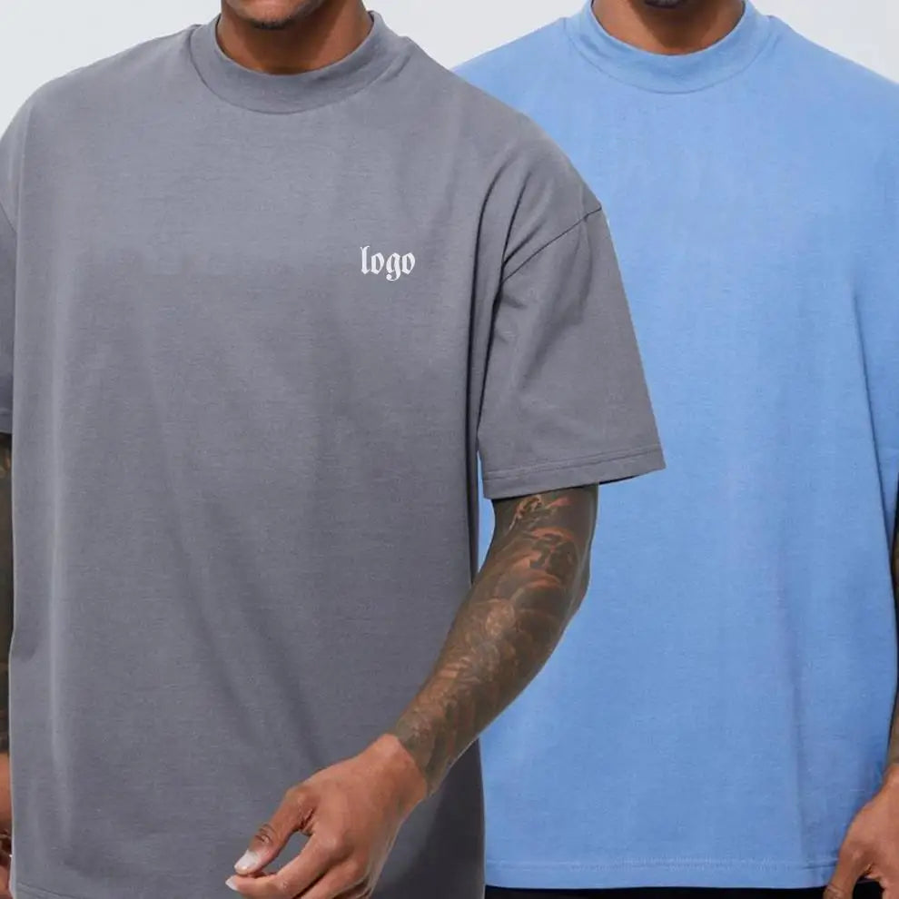Wholesale Men's T-Shirts Cotton Spandex Plain Mens Unisex Graphic T Shirts 230g Oversized Plus Size Tshirt