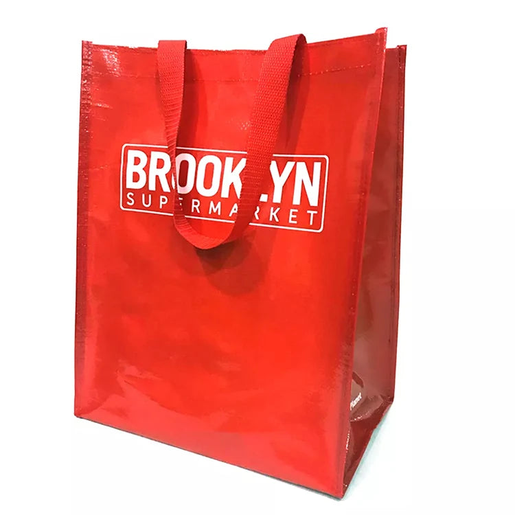 Factory Price Promotion Fashion Custom Printed Cheap Reusable Tote Grocery Packaging Foldable Shopping pp Woven Bag