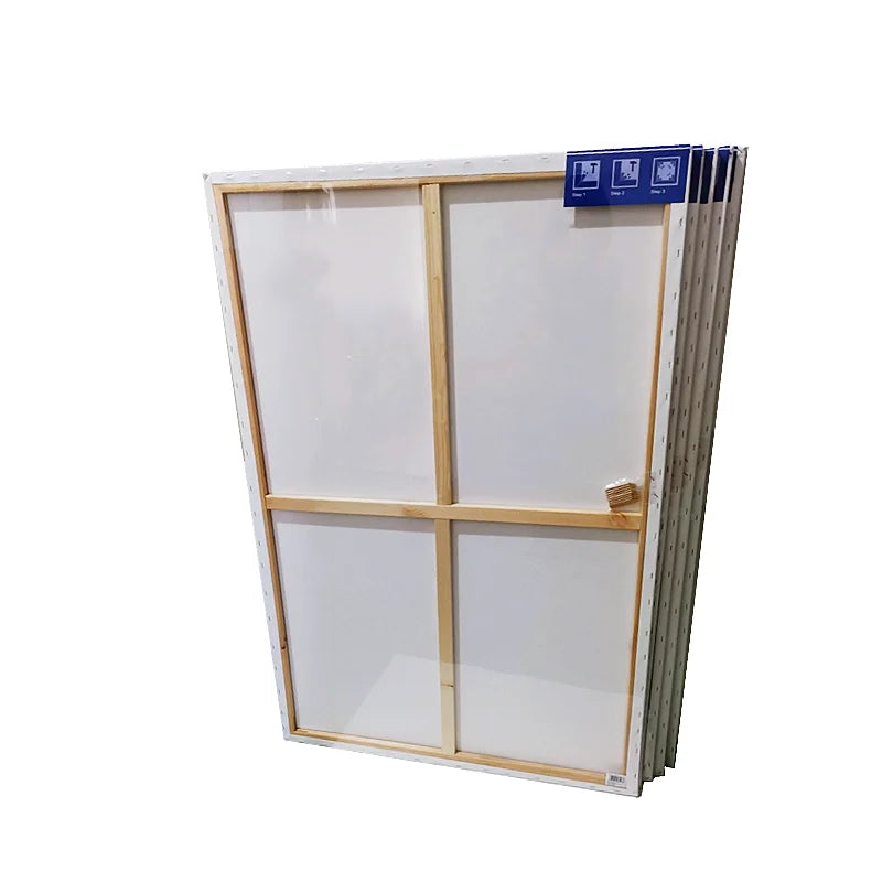 Promotion 10pcs/carton 70*100cm 280gsm Stretched Canvas Primed White  100% Cotton Artist Canvas Boards for Painting
