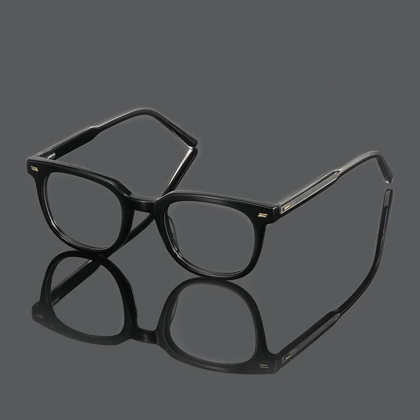 Aochi High Quality Handmade Acetate Spectacles Custom Logo Eyewear Retro Wholesale Glasses Acetate Optical Eyeglasses Frames