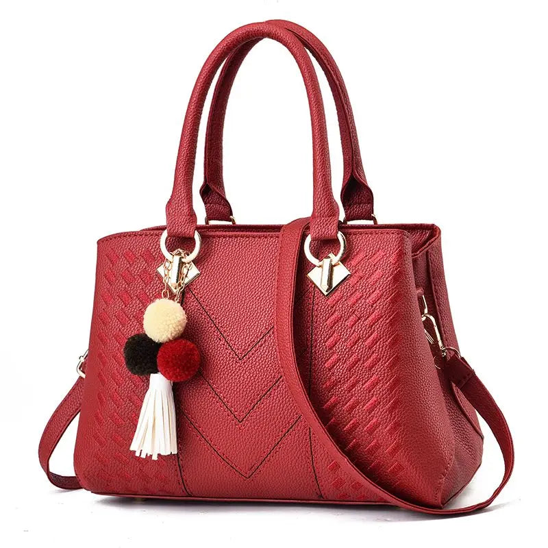 New Design Pendant Carteras Y Bolsos De Mujer Hand Bag Luxury Bags Custom Leather Bag for Women