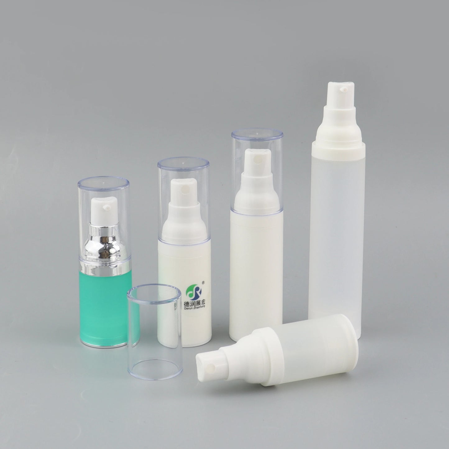 Refillable Plastic PP 15ml 20ml 30ml 50ml Skin Care Serum Packaging Frosted Airless Pump Spray Bottle Matte for Cosmetic