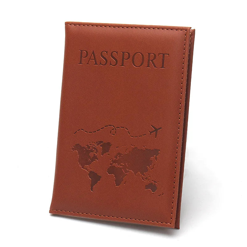 Cheap Price Pu Leather Passport Holder Travel Custom Logo Passport Holder and Luggage Tag Set