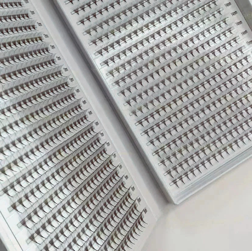 120 500 1000 C CC D DD Curl Pre Made Volume Fans Promade Lash Fans Loose Premade Fan Eyelash Extension