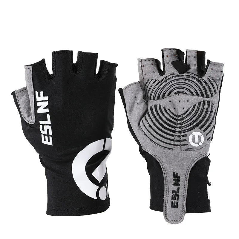 Mountain Bike Half Finger Bicycle Riding Outdoor Sports On-Slip Breathable Road Bicycle Gloves
