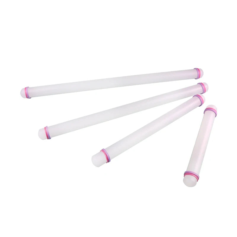 2024 Adjustable Silicone Ring Rolling Pin 23/33/45 cm PP Plastic Household Bakeware Set Disposable for Baking Packaging