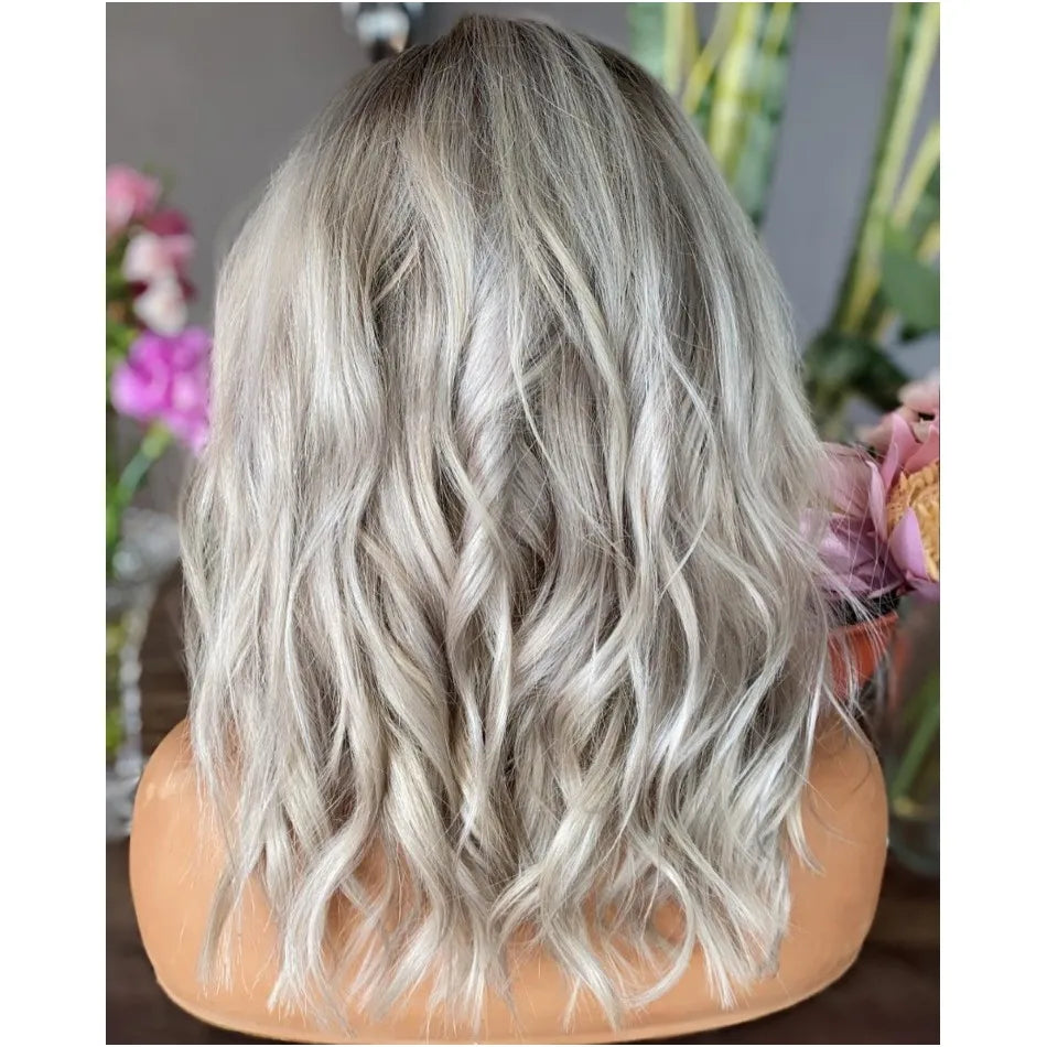 Cuticle Aligned 13*6 Lace Frontal Wig Highlights 60 Color 100% Virgin European Hair HD Full Lace Wig