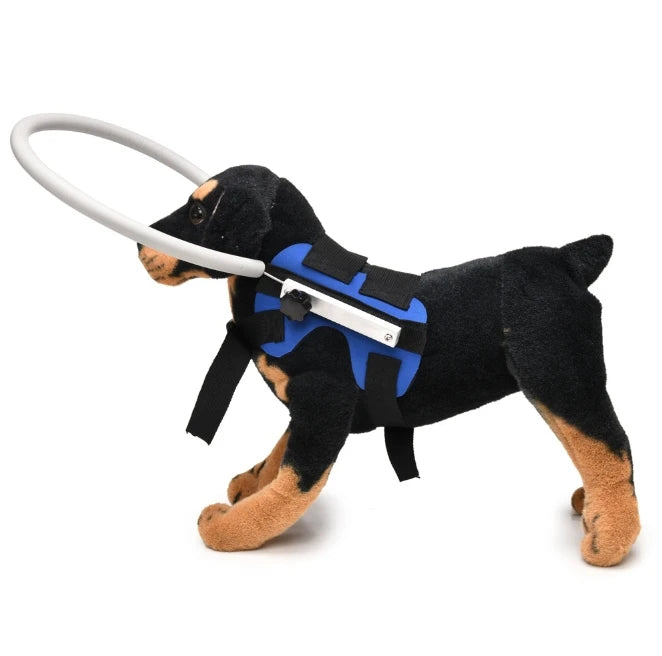 USMILEPET New Adjustable Blind Dog Harness Guiding Device Ring Collar Blind Dog Bumper Protective Ring for Blind Dogs