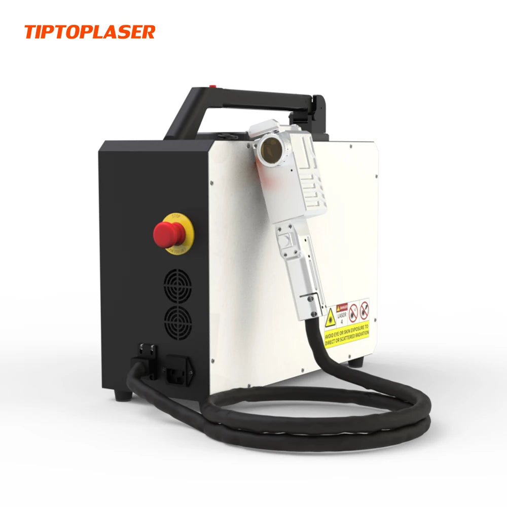 Backpack Style with CE Certificate 100w Portable Handheld Backpack Pulse Laser Cleaner Removal Metal Wood Brick Surface Paint