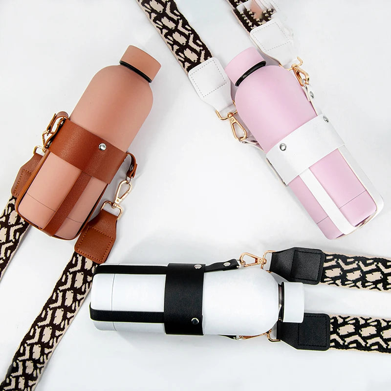 Custom Design Logo Stainless Steel 500ml Luxury Eco-Friendly Portable Double Wall Insulated Sport Thermal Water Bottle 12-24