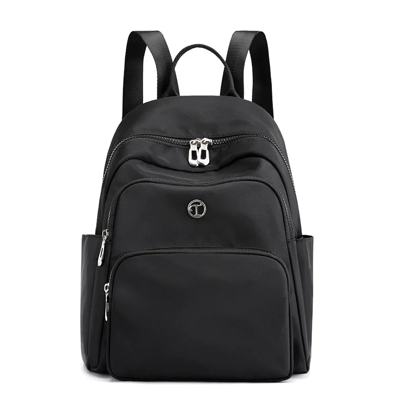 Custom Logo Fashionable Waterproof School Backpack for Students Casual with USB and Zipper Closure Book Bag