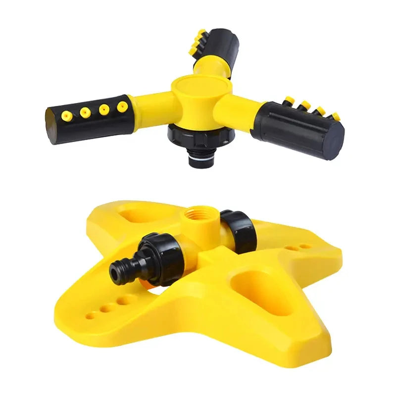 TOMITOMO Large Area Coverage Garden Sprinklers Lawn Irrigation System Automatic 360 Rotating Adjustable Sprinkler Easy
