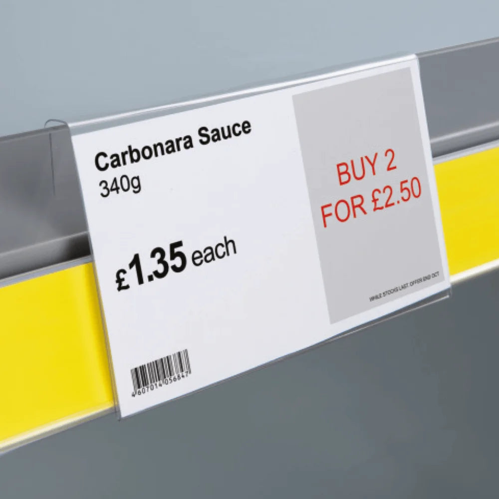 Shelf Talker Signs Holder Channel Wobbler Custom Shelf Talker