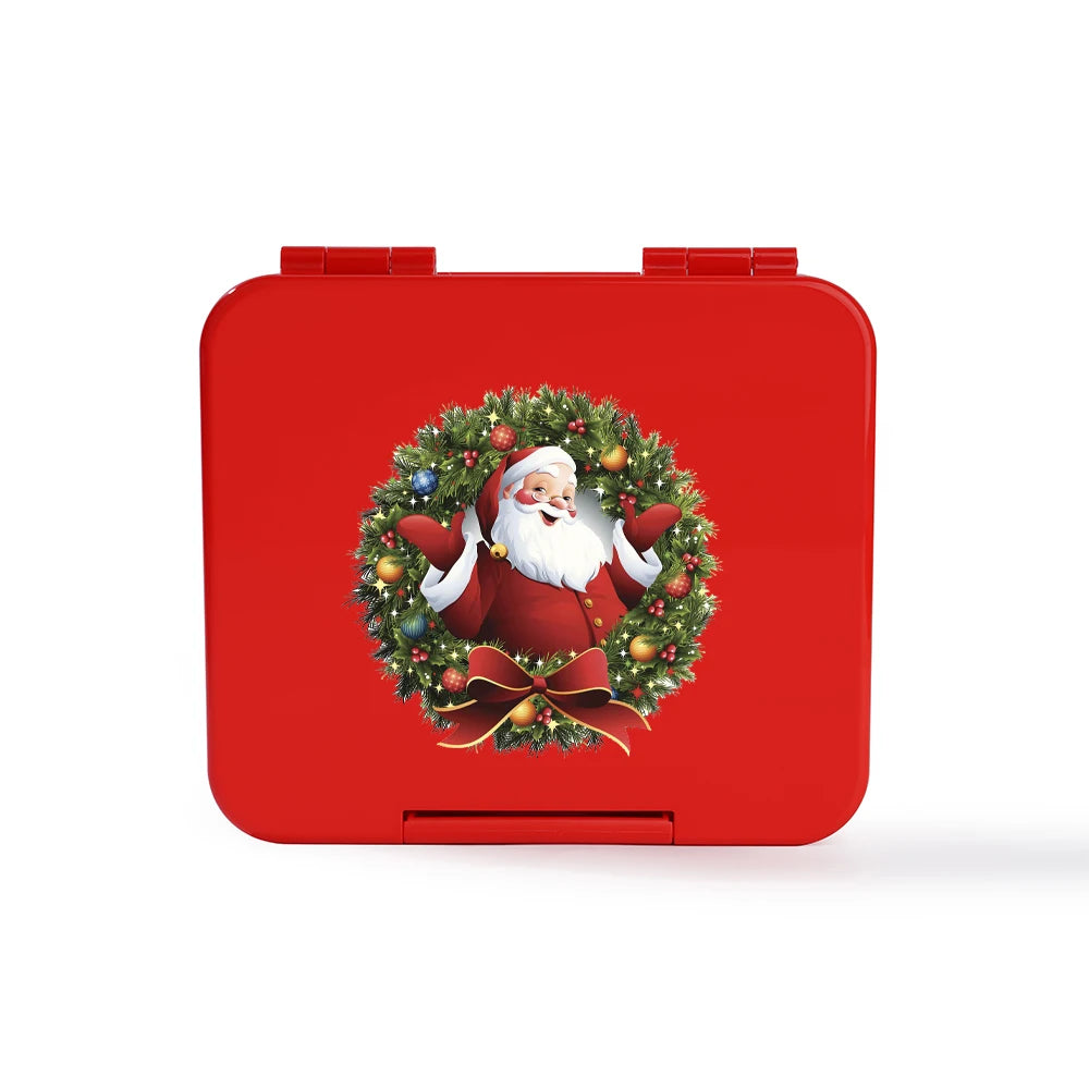 Christmas Holiday Lunch Box Gift for Kids BPA-Free Tritan Mini Food Container  Microwaveable for Toddlers Young