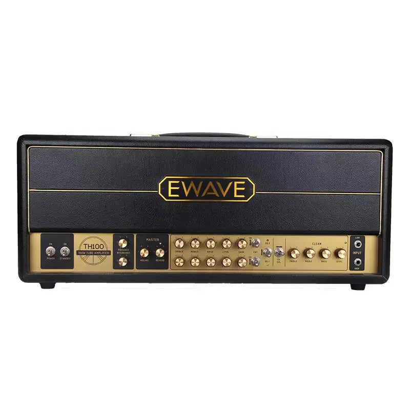 Witweet TH-100 100W Tube Amplifier Guitar Head with Preamp 12A*7*4 Power Tubes EL34*4 Black