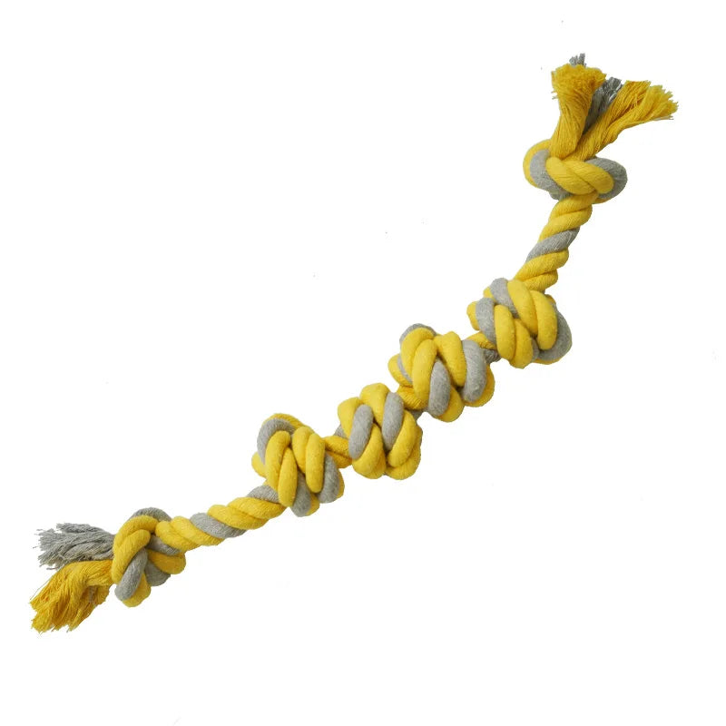 Wholesale Tug Toy Six Knots Durable Cleaning Teeth Cotton Rope for Large Dogs