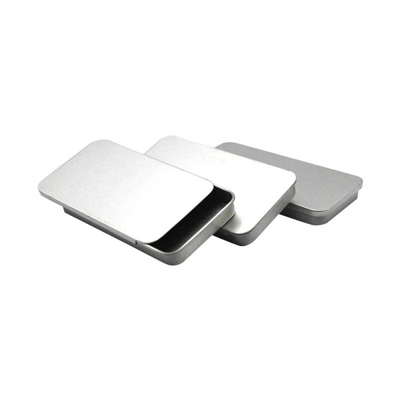 Wholesale Custom Printed Logo Metal Tin Box Sliding Lid Recyclable Storage Container Cake Food Packaging Customized 4 Color