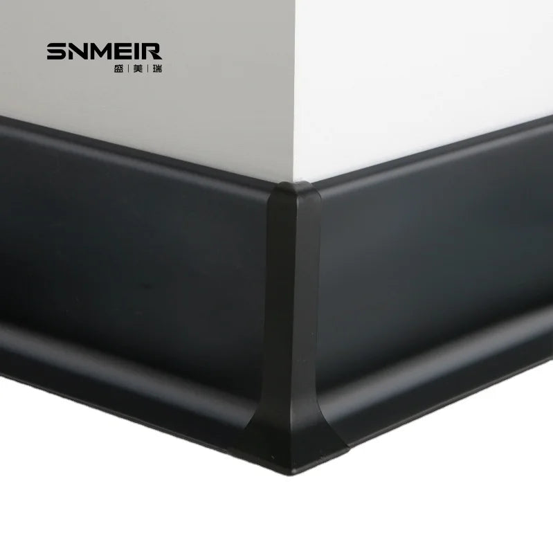 Senmry Modern Home Use Aluminum Skirting Board Easily Assembled Moisture-Proof and Wear-Resistant Waterproof for Apartments