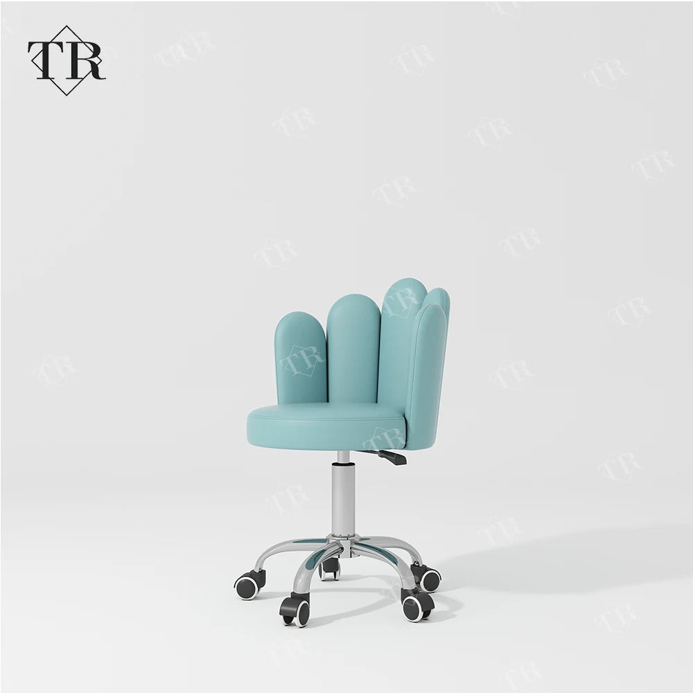 Turri Synthetic Leather Contemporary Adjustable Height Hairdresser Dentist Stylist Stool Technician Beautician Esthetician
