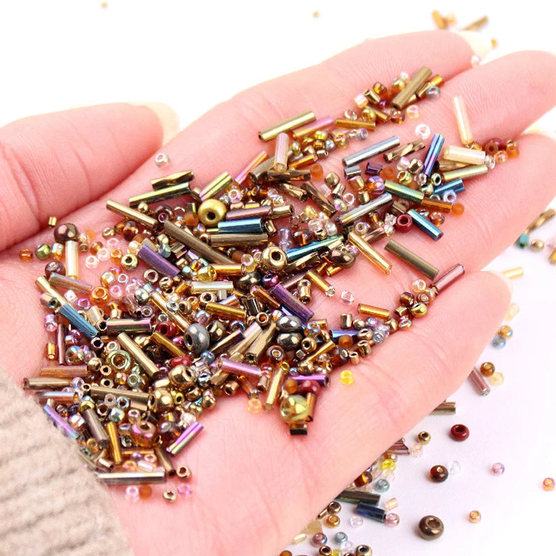 JC Crystal Mixed Size Crystal Seed Beads for Jewelry Making  Wholesale 10g/bag Silverlined Color Glass Seed Beads for Bracele