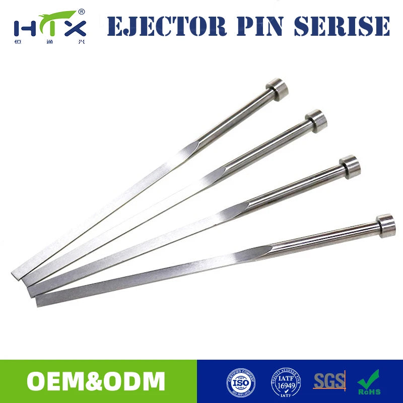 German Round Pushing Ejector Pin Sets for Engraving Designated Cooling Thimbles Mold Pin Specification for Moulds