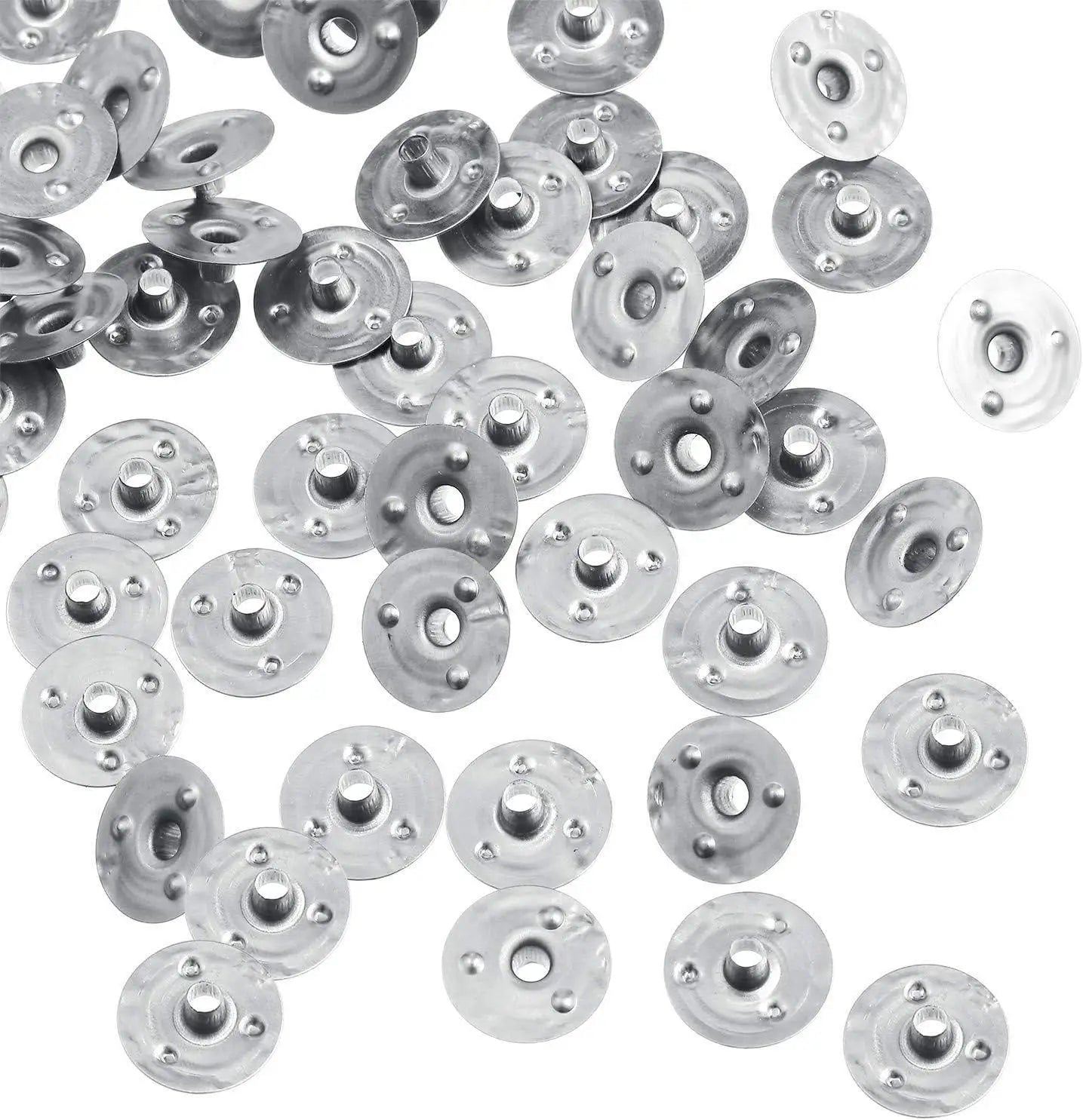 100pcs/pack Candle Wick Sustainer Tab Metal Candle Accessory Wick Holder Candle Making Tool