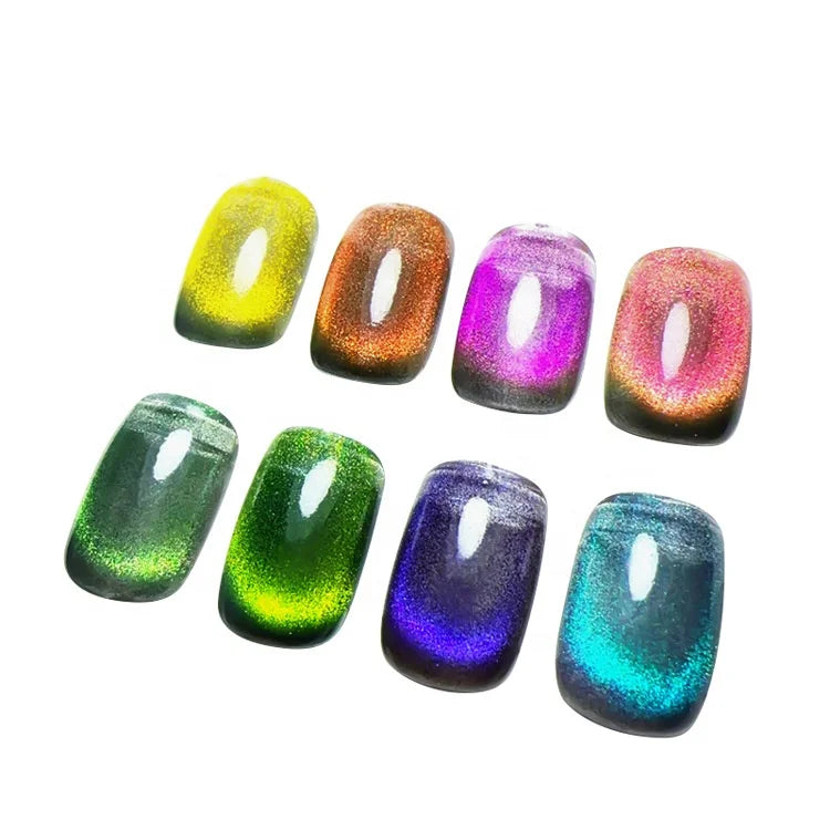High Quality 9D Strong Magnetic Chameleon Cat Eye Mirror Powder 0.3g Magnetic Material Nail Art Decoration
