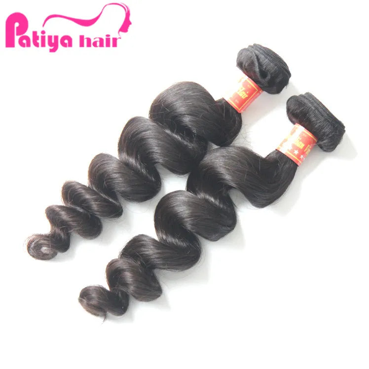Patiya Wholesale Hair Suppliers Long Short Bundles 12A Vietnamese Remy Wavy Curl Double Weft Full Cuticle Natural Black
