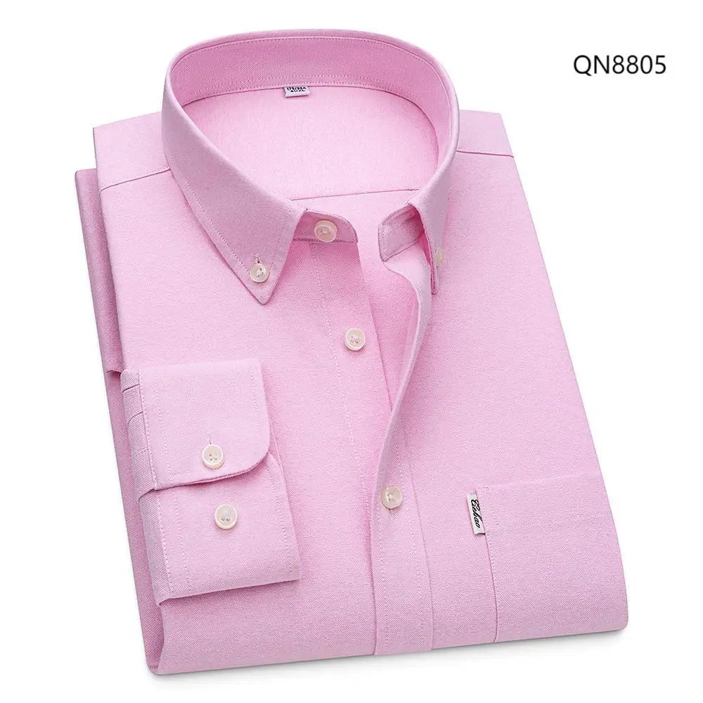 TS2113 10 Colors Available Polo Dress Shirt for Men Plus Size Cheap 100% Cotton Oxford Fabric Men's Shirts