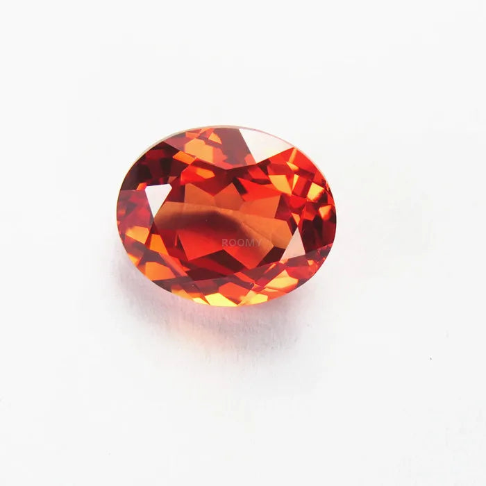 Lab Created Corundum Yellow Sapphire Gemstones Stones Synthetic Corundum #55 Padparadscha Sapphire