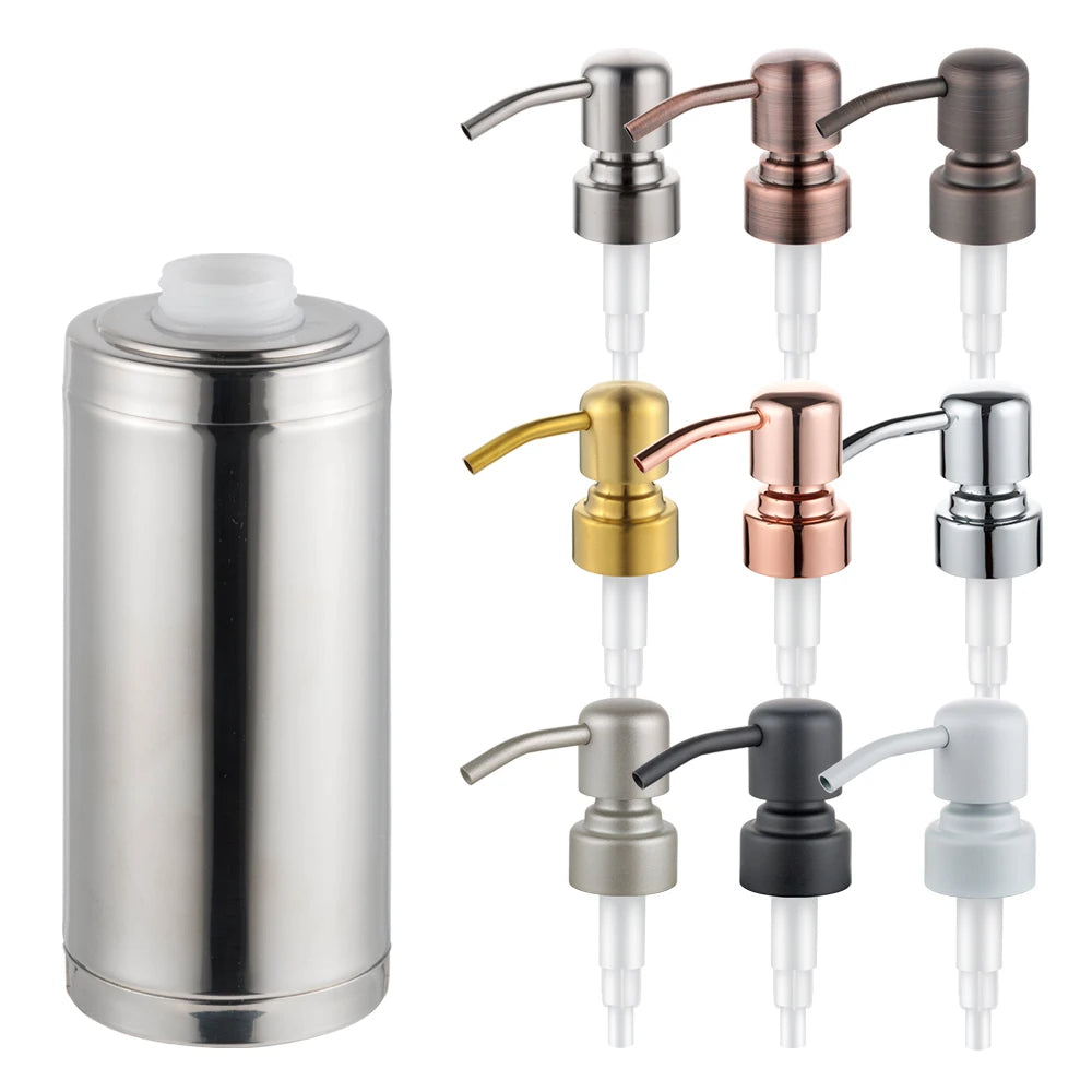 OEM Accept 24/410 28/410 28/400 Metal Lotion Pump Head Cosmetics Packaging Bottle Liquid Soap Dispenser Pumps in China