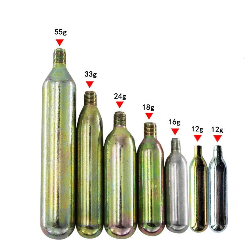 High Pressure 45g 6MPa Steel CO2 Cartridge for Shooting Gas Cylinders
