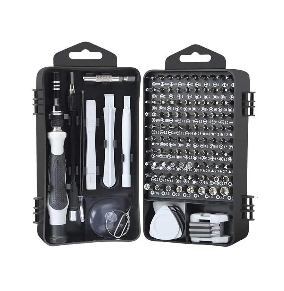 Tooljoy Factory Supply 115 In-1 Industrial Grade Professional Phone Repair Electric Precision Screwdriver Set SL/PH/PZ/TORX/H