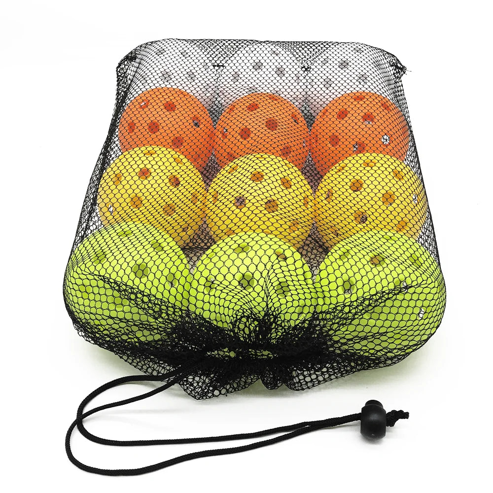 Customized Logo 12-Piece Set USAPA 40 Holes Pickleball Balls Colorful Hollow Golf Balls for Family Sports Entertainment Sport