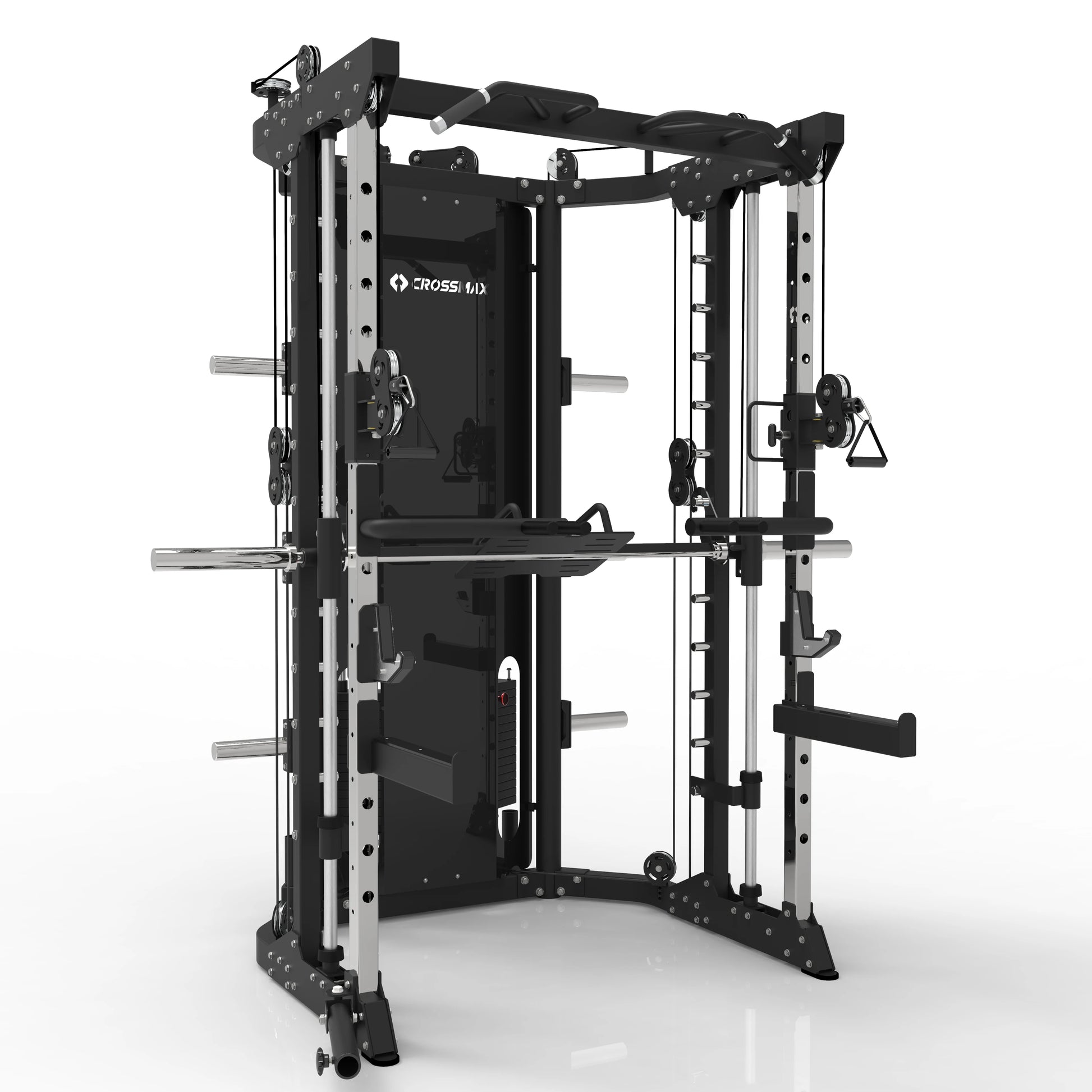 New Arrival for KF7000 Commercial Smith Power Rack Heavy Gauge Structural Steel Powder Coated Black Weightlifting Squat