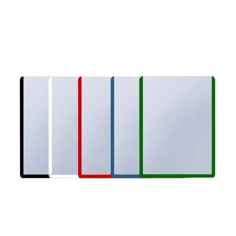 New 35PT Top Loader Clear Protective Trading Card Topload Holder Colored Border Top Loader