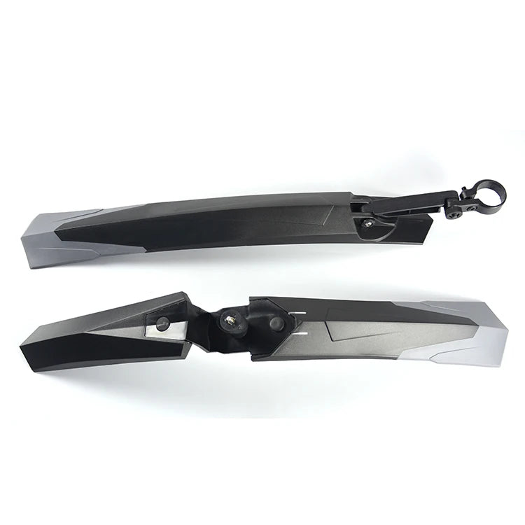 ZOYOSPORTS Black MTB Bike Flexible Bicycle Mudguard Fender Front Rear Plastic Adjustment Guaranteed Quality Bicycle Accessori
